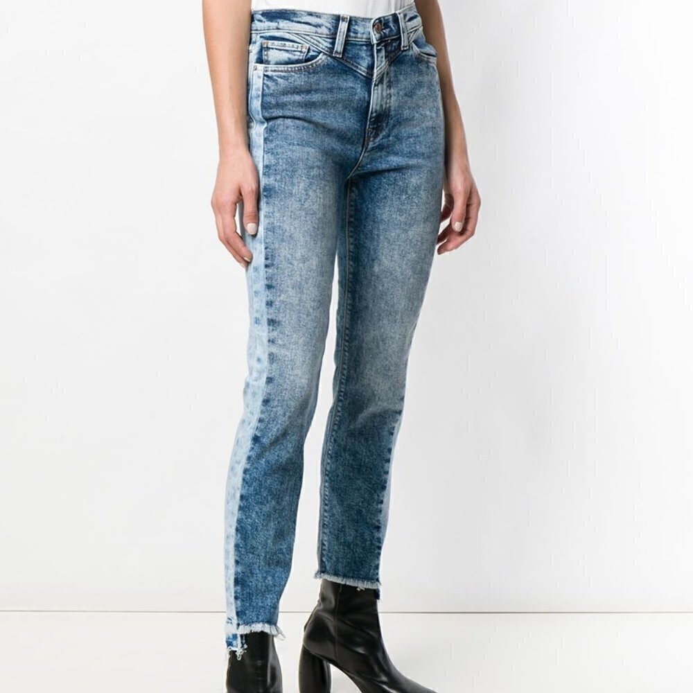 Hudson Zoeey Acid Wash High Waist Jeans Size 32 NWT